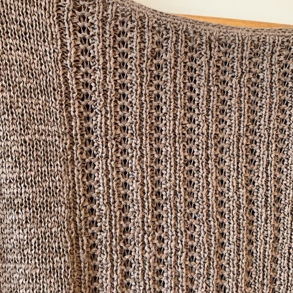 Rachel Zoe Brown Cotton Mix Crew Fall Sweater Size XL - Picture 12 of 16